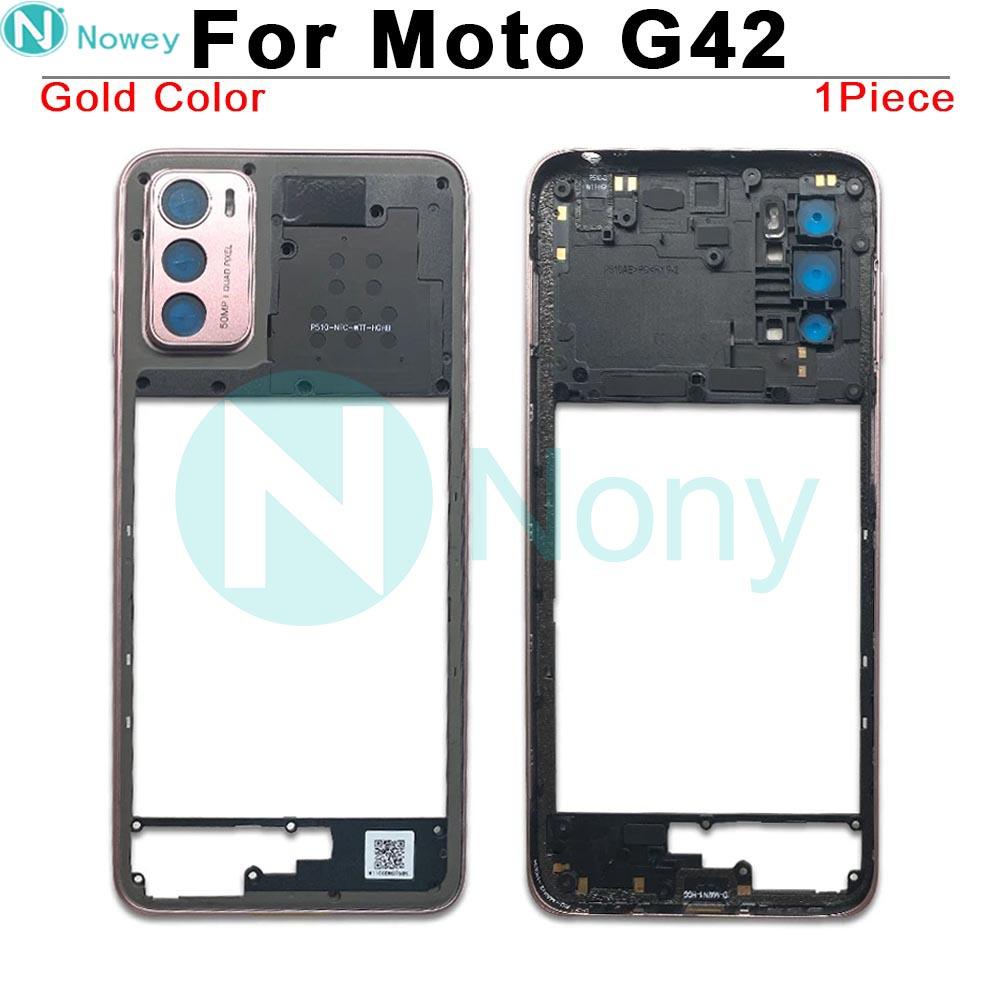 Neuer Mittelrahmen für Motorola Moto G31 G41 G42 Mittelrahmen Blende Mittelplatte Mit Kameralinse Ersatzteile