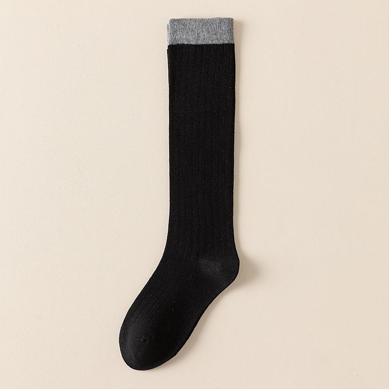 Winter and Autumn Color-patterned Ankle-length Stocking, Compression Stockings, Home and Casual Winter Women's Socks