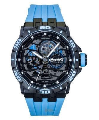 The Rigger Polyurethane Strap Black Skeleton Dial Automatic I17901 Men's Watch