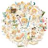 35pcs-50pcs Cartoon Stickers Lovely Fairy DIY Stickers Stickers For DIY Phone Guitar Laptop Notebook Guitar