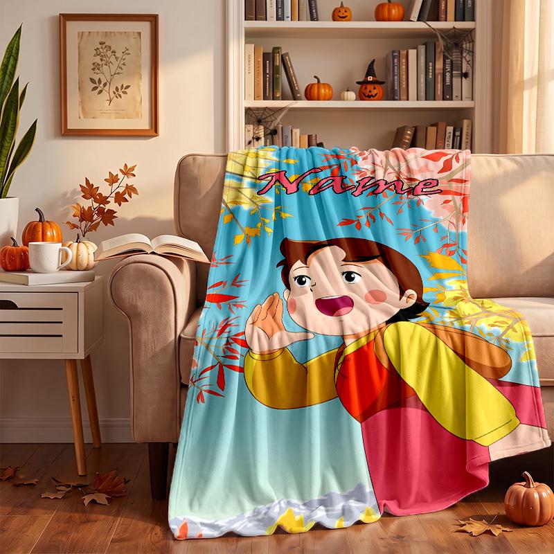 Coperte in Flanella Personalizzate Heidi Morbide Calde Accoglienti Plaid per Arredamento Casa Regali di Festa