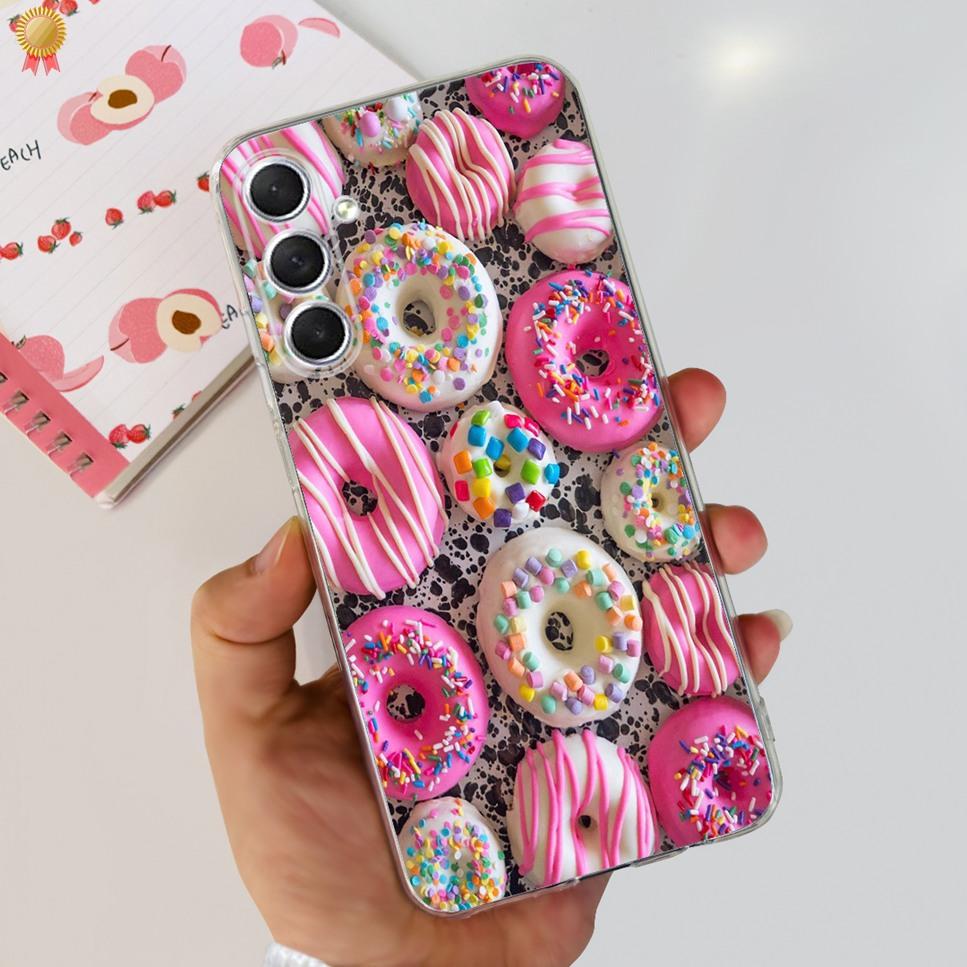 Case For Samsung F54 5G Back Cover Glitters Fashion Cat Wolf Soft Silicon Bumper For Samsung Galaxy F54 5G F546B Phone Case Capa