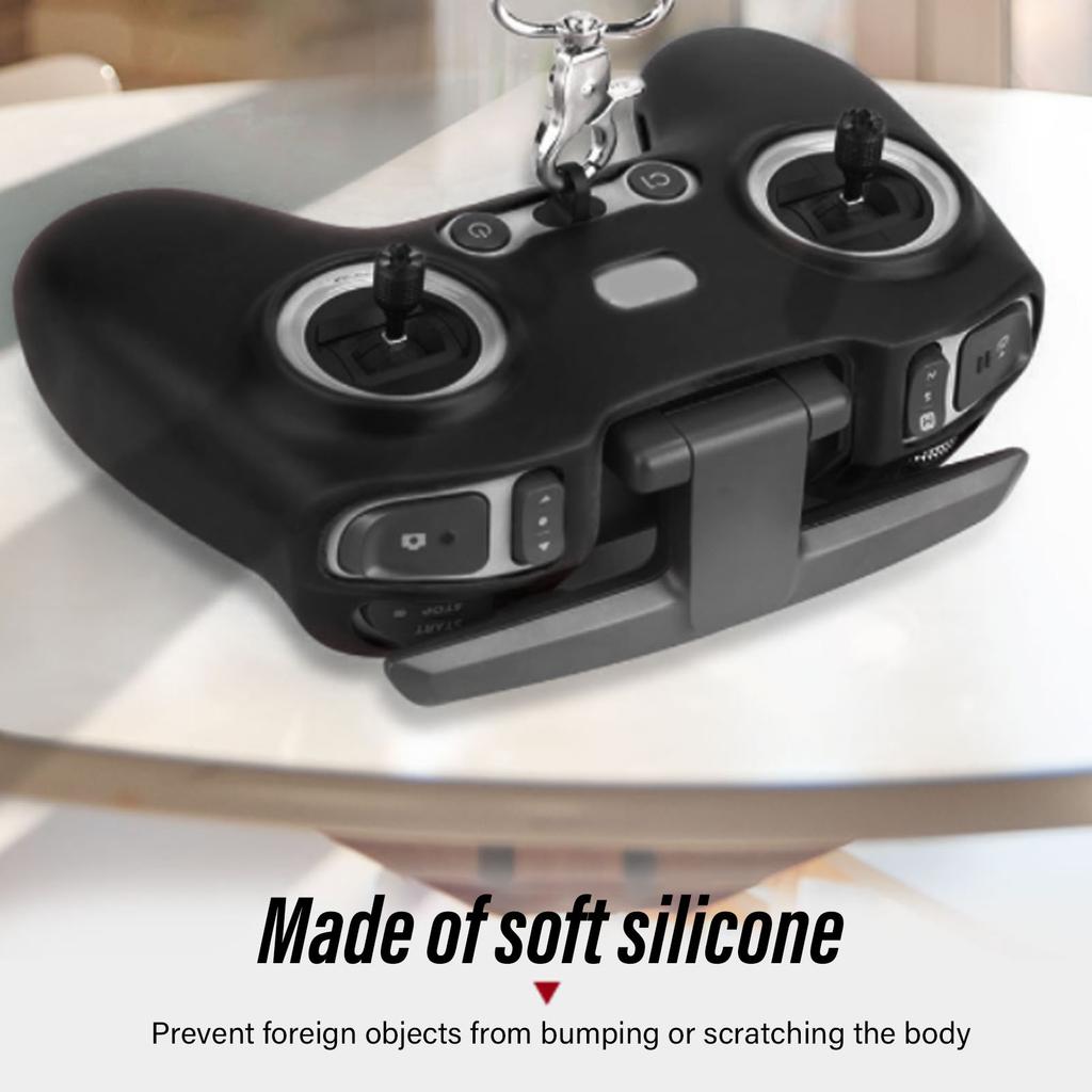 Protetor de Controlador Capa de Silicone com Cordão Capa Protetora para Avata para Acessórios de Drones de Controle Remoto