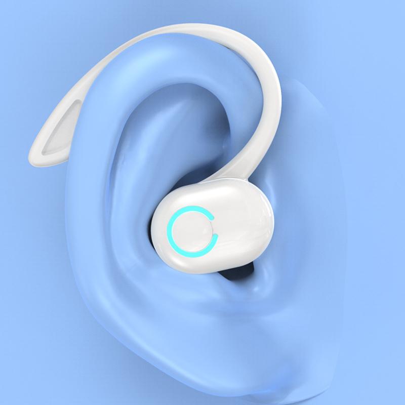 W6 Bluetooth Headphones Wireless Single-ear Hanging Ear Headphones Wireless Sports Headphones