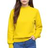 Teen Girls Solid Color Tops Cute Fashion Youth Long Sleeve Oversized Sweatshirts Teen Tops Winter Preppy Style Clothing