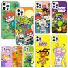 Cartoon R-Rugrat Phone Case For Iphone 16 15 14 13 Pro Max 12 Mini 11 X Xr Xs 7 Plus 8 + Se 2020 Art Fundas Back Cover