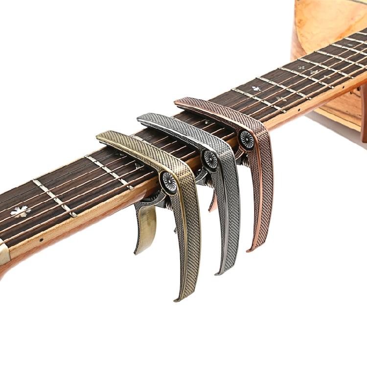 Gitarrstämningstonklämma för 6-strängad Ukulele Banjo Mandolin Basinstrument