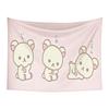 1pc Three Cute Bears Tapestry Polyester 2D Flat Wall Art Cozy Decor for Kids Room Bedside Healing Home Accent  Gift