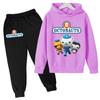 Kids Fall/Winter OCTONAUTS Clothing Sweatshirt Boys Girls Toddlers 3-12 Years Coat +trousers 2P Outdoor Sports Casual Hoodie Set