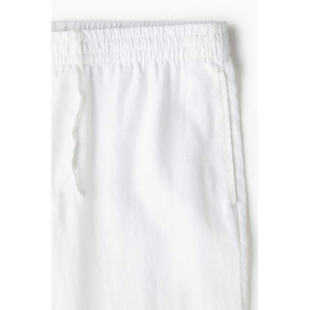 H M Linen Pants Regular Fit wHite