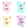 Soft Fleece Charming Bear Plush Keychain Adorable Animal Bag Charm Pendant