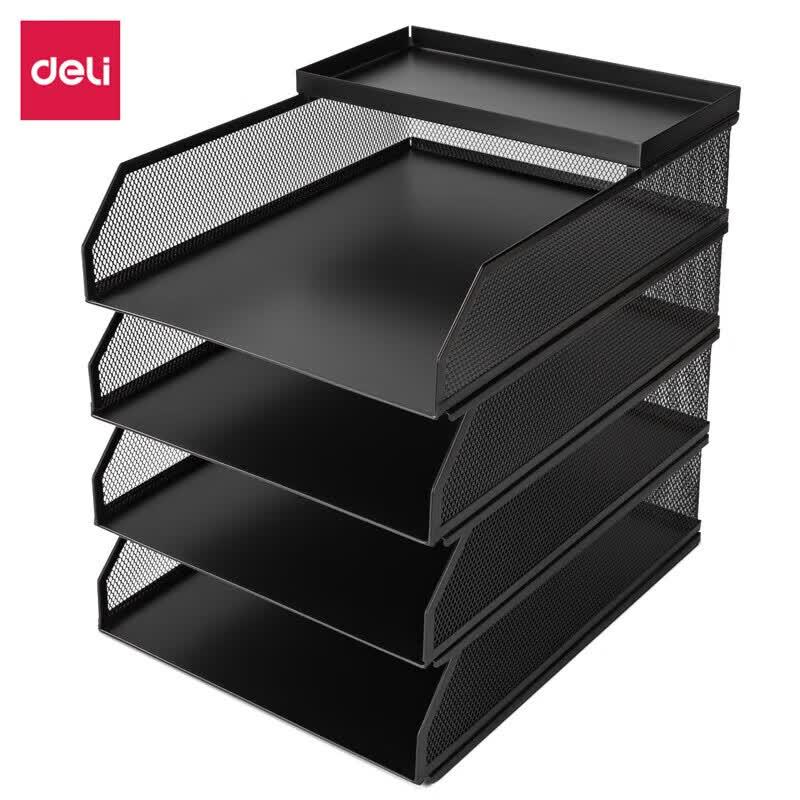 Deli Stackable Metal File Tray