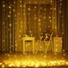 3M LED Icicle Curtain Lights 300leds Christmas Fairy Lamp Outdoor Home For Wedding Party Garden Decoration