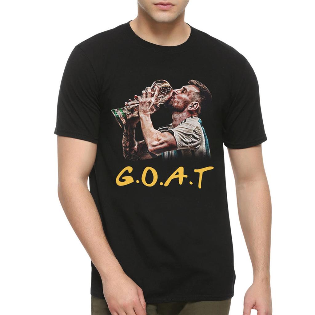 Lionel Messi GOAT T-Shirt, Men's and Women's Sizes (MSS-80701)