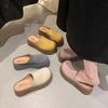 Thick-soled Bag Head, Half Slippers, Women's Spring and Summer Wear, New Fashion Shoes, Half-drag, Lazy Muller Shoes