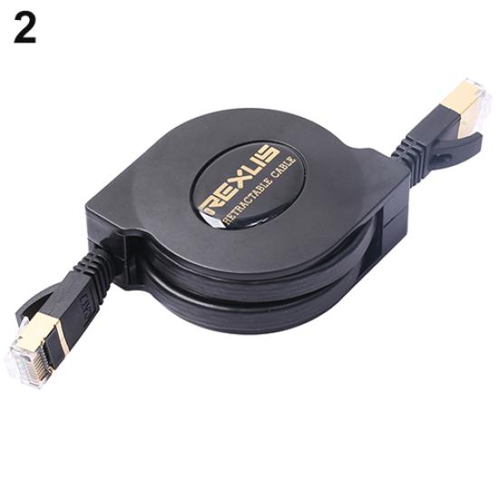 6.6/4.9/3.3 Ft Cat 6 Twisted Pair 7 Cat Network Ethernet Patch Cable Retractable