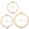 5/6/8Inch Round Wooden Handy Cross Stitch Machine Embroidery Hoop Ring Bamboo Frame Embroidery Hoops DIY Craft Sewing Tools Hot