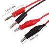 1Pc Multi-Meter Test Leads Cable Line 100Cm Double Ends Banana Plug To Alligator Clip Electrical Connector Diy Tool