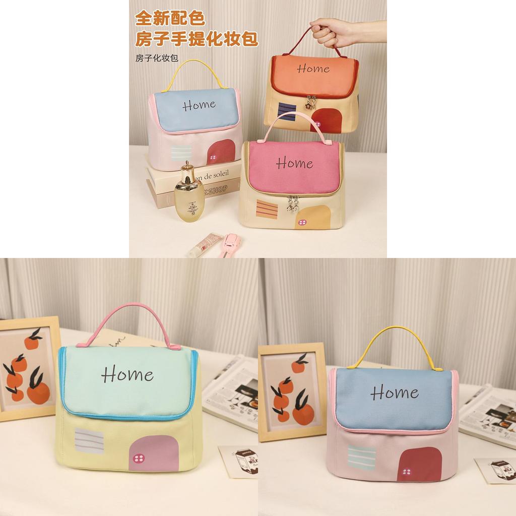 Travel Makeup Bag With Large Capacity Pu Cosmetic Organizer For Women