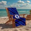 Ultra-Soft Beach Towel with Chelsea Football Club Theme,Ideal for Pool - Camping, Diving - Perfect Travel Essential, Vibrant Beach Towel.