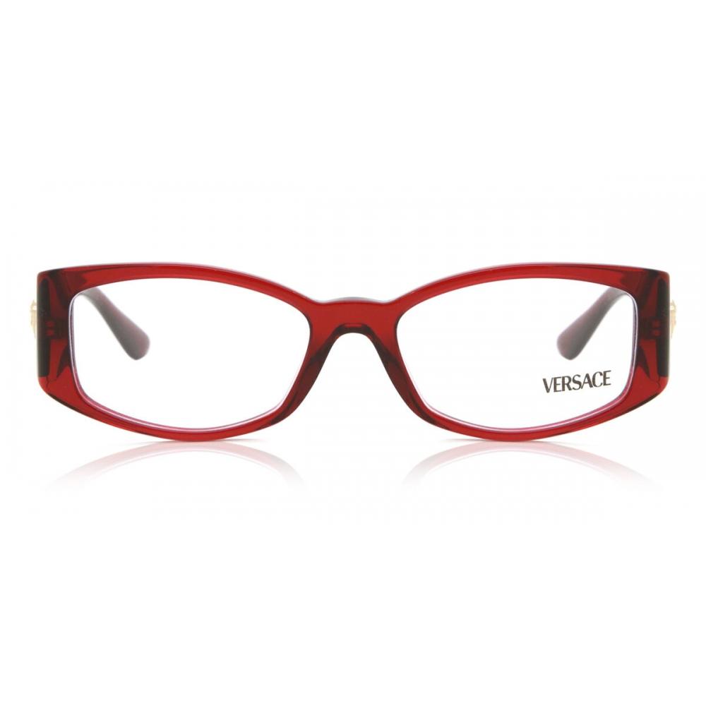 

Versace Ve3343 5430 Women Eyeglasses Transparent Burgundy/52