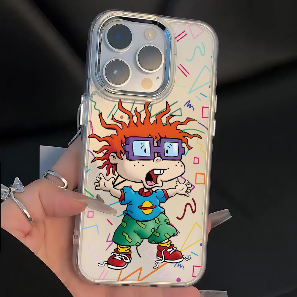 Cartoon R-Rugrats Süße Handyhülle für Google Pixel 10 9 8 7 8A 9A XL Pro 4G 5G Transparente Weiche Silikon TPU Rückseite