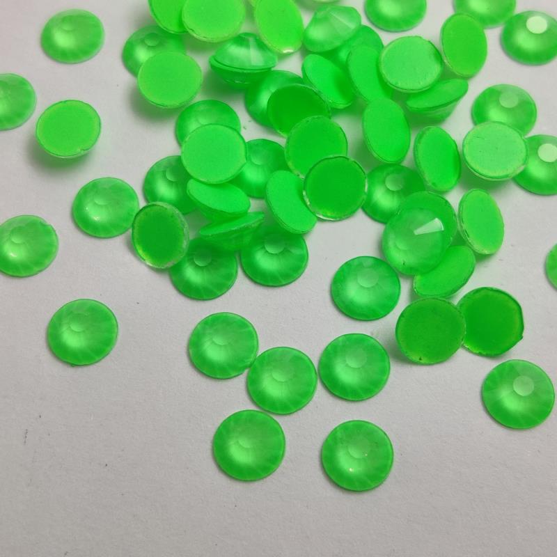 Factory Direct Sale Neon White Crystal Hot Fix Rhinestones for Dress 70000 pcs&SS10 неоновый зеленый