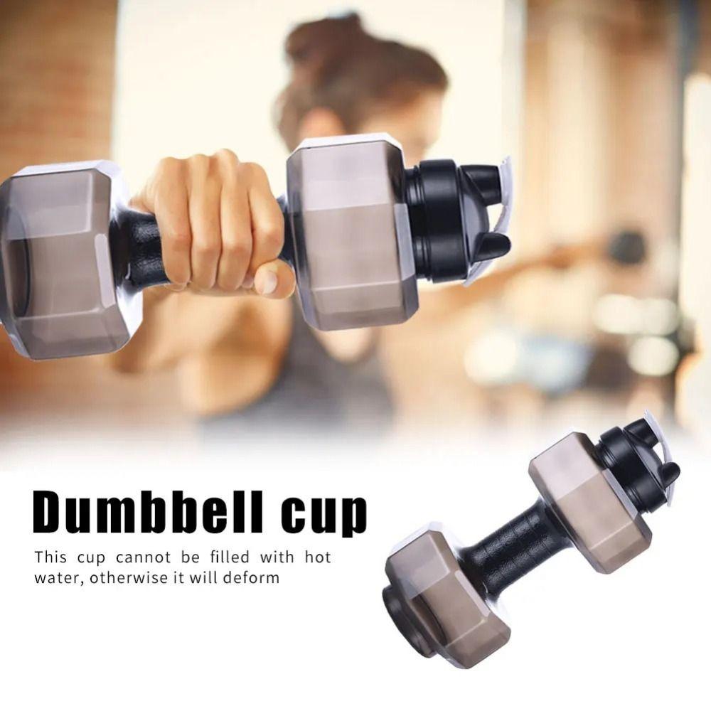 2200/2600mL Water Bottle Dumbbell Shape Outdoor Travel Cup Fashion Drink Bottle Drinkware