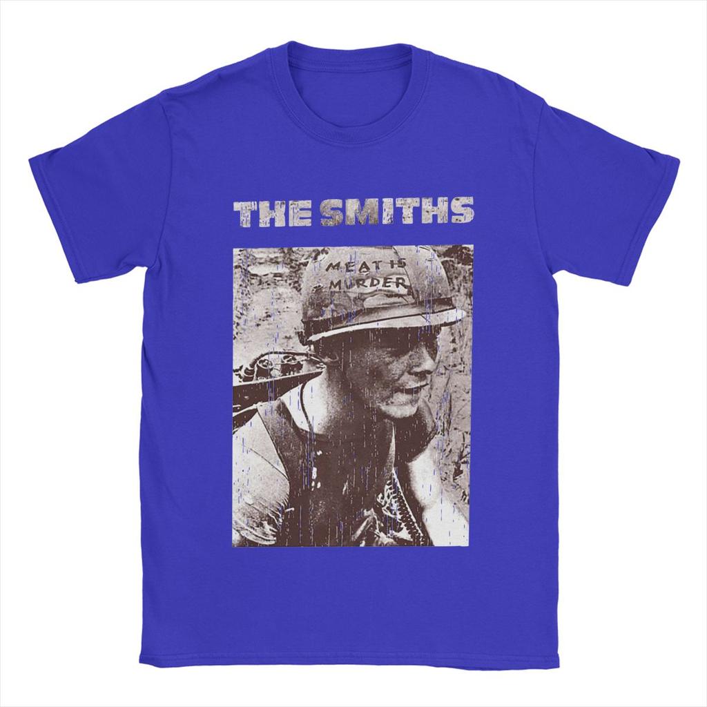 Men's The Smiths Meat Is Murder T Shirts 100% Cotton Clothing Novelty Short Sleeve Round Neck Tee Shirt Classic T-Shirts