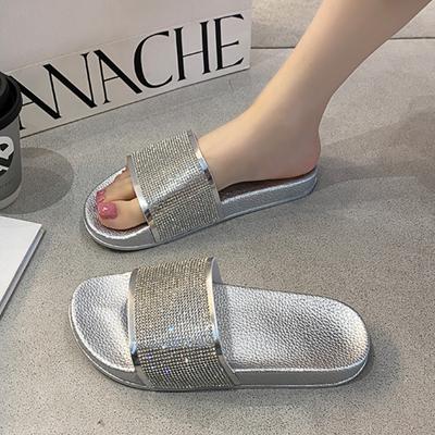Mode Europäische und Amerikanische Mode Hausschuhe 2024 Neu Bunte Dicke Sohle Damen Hausschuhe mit Vielseitigem Stil und Strandsandalen Traf
