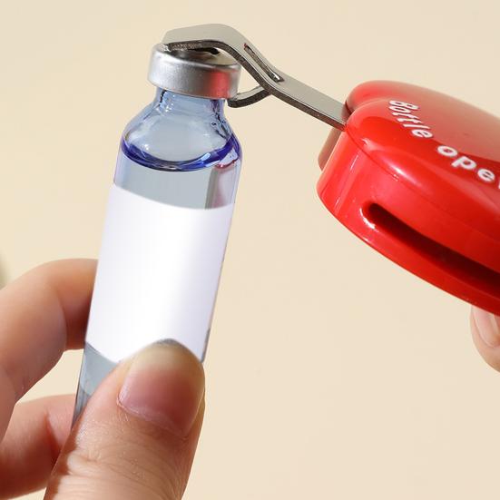 Apple-Shaped Magnetic Bottle Opener & & Beer Bottles Clip for Medicine Vials Can Opener Refrigerator Magnet