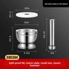 Garlic Crusher 304 Stainless Steel Mortar And Dual Head Grinder For Home Cooking And Meal Prep