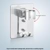 Drill-Free Shower Head Bracket: Bathroom Accessory