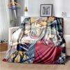 Caricature Inuyasha Fashion Blanket Sesshoumaru Flannel Warm  Portable Super Soft Children  Girls Gift