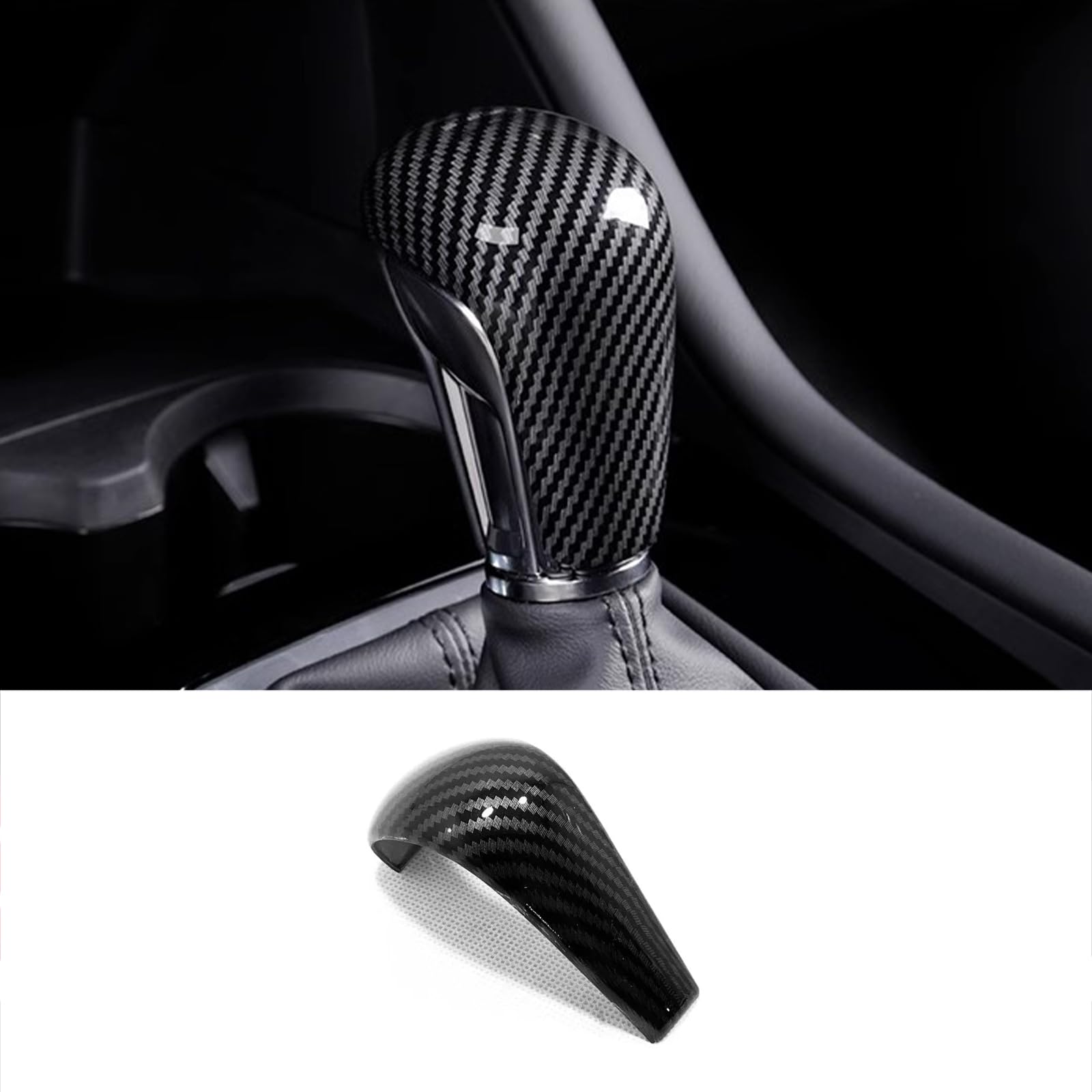 

ZUNEIGUNG New Mazda 3 Sedan/Fastback BP Series 2019.06 and up Shift Knob Cover Shift