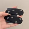 Accessories for Women Girl Hair Bows Korean Headdress Barrette Designer Vintage Popular  New In Kpop Trendy Leading Fashion