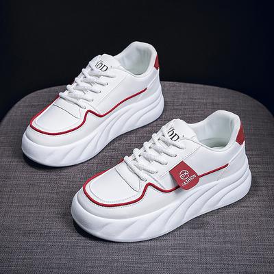 Autumn Women's Shoes New Breathable Little White Shoes Female Students Korean Version Trendy Versatile Platform Sports Casual Board Shoes 5809