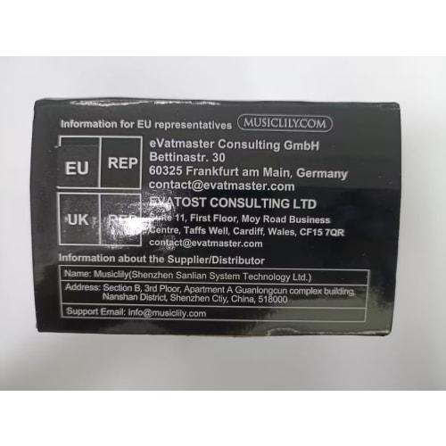 Wilkinson M Series 10.8mm String Pitch Vintage Style Tremolo Bridge with 6-Point Fastenings and a 36mm Block for Strat Electric Guitars, Black