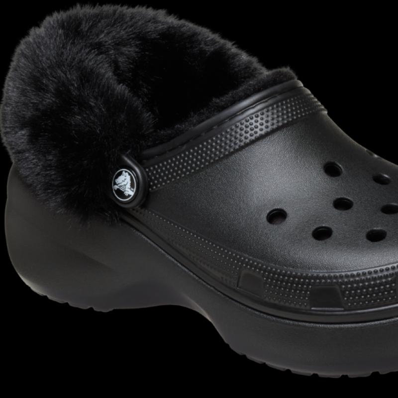 Crocs Platform Fuzz Lined Clog 212854 001