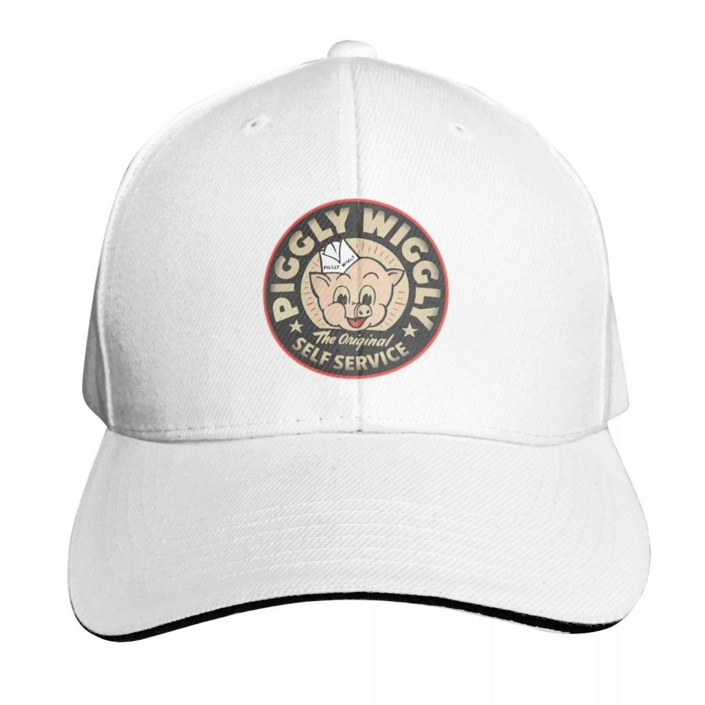 Piggly Wiggly Baseball Cap Wild Ball Hat Custom Caps Luxury Hat Hat Beach Womens Beach Visor Unisexs