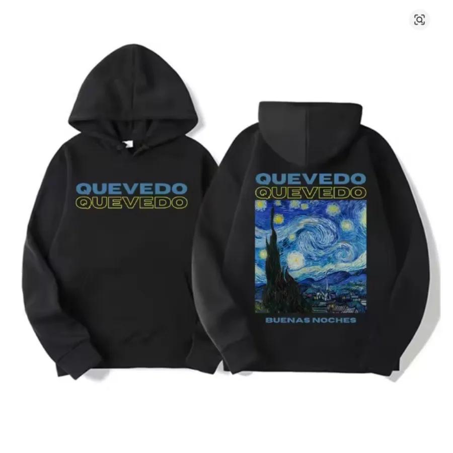 Rapper Quevedo EL BAIFO 2026 Album Merch Oversized Women/Men Hoodie Sweatshirt Streetwear Hip Hop Pullover Hooded Jacket214