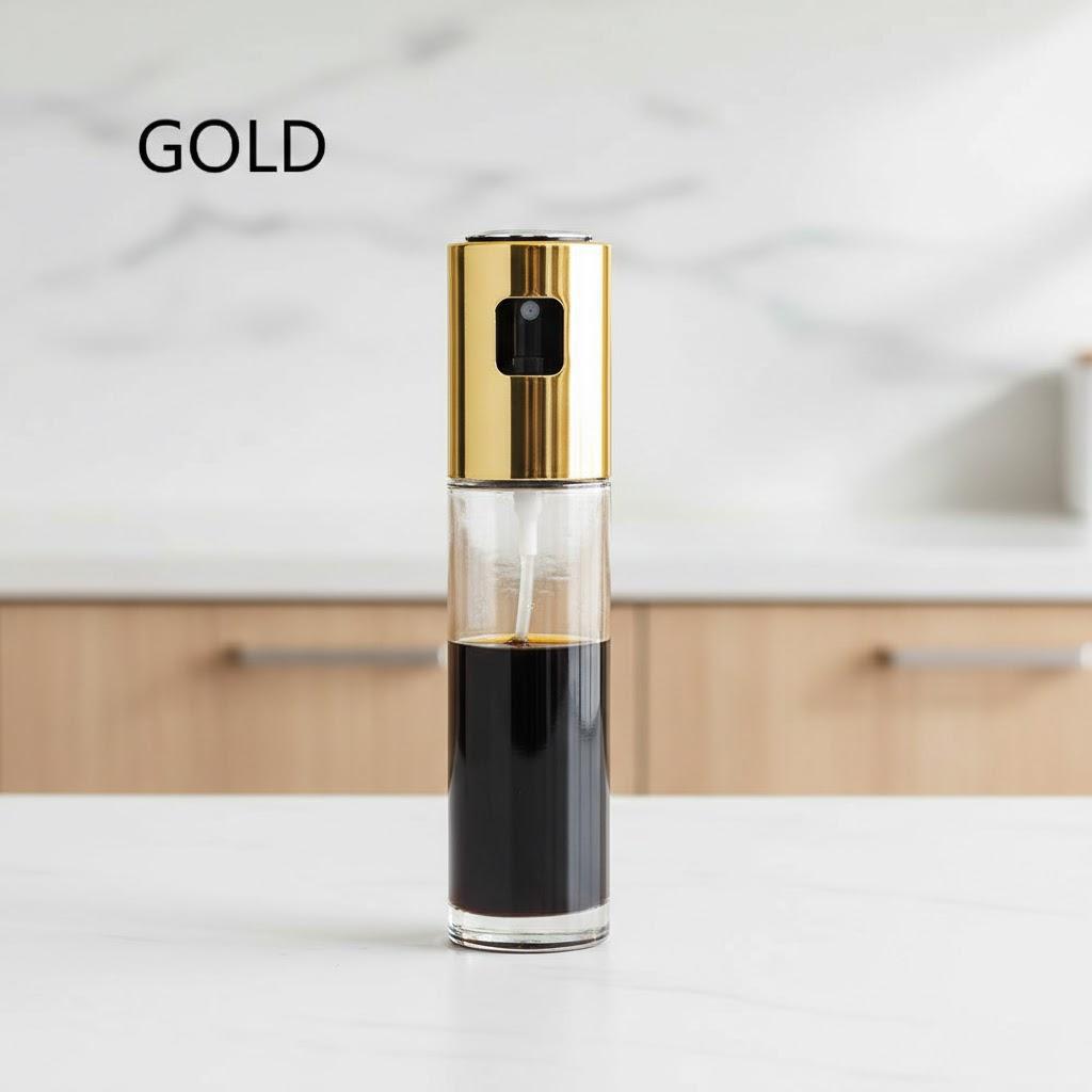Outdoor Cooking BBQ Oil Spray Bottle with Sprayer - Glass Seasoning Container for Grilling