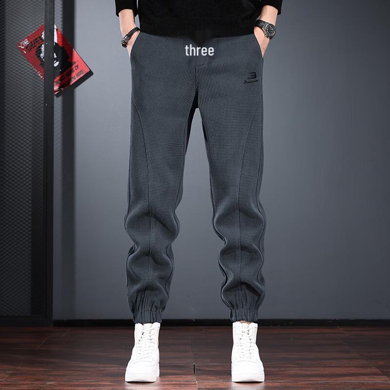 Мужские вельветовые свободные брюки-джоггеры на кулиске M