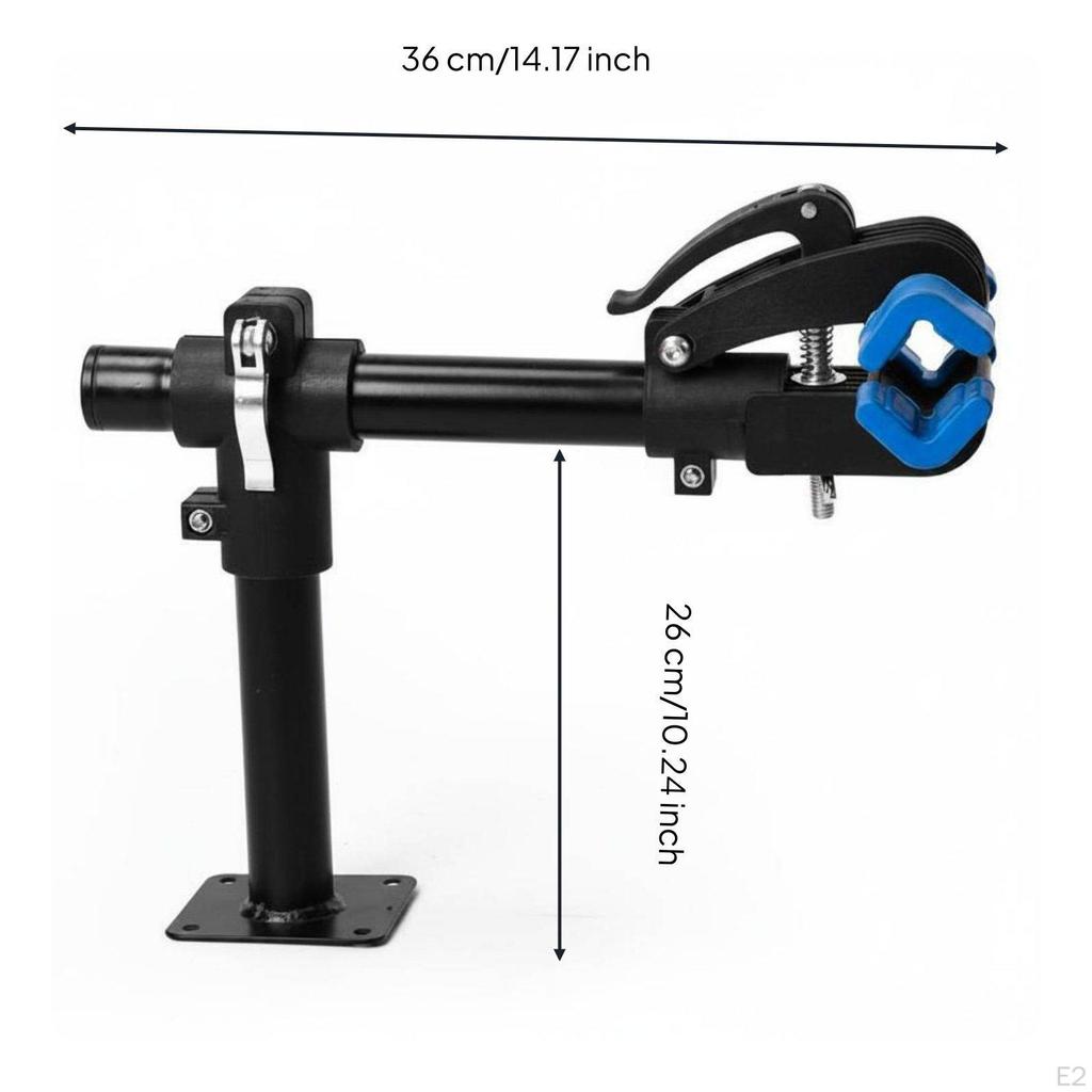 Cycle Repair Stand Space Saving Bike Servicing Clamp Bench Mount Work for Cyclists,