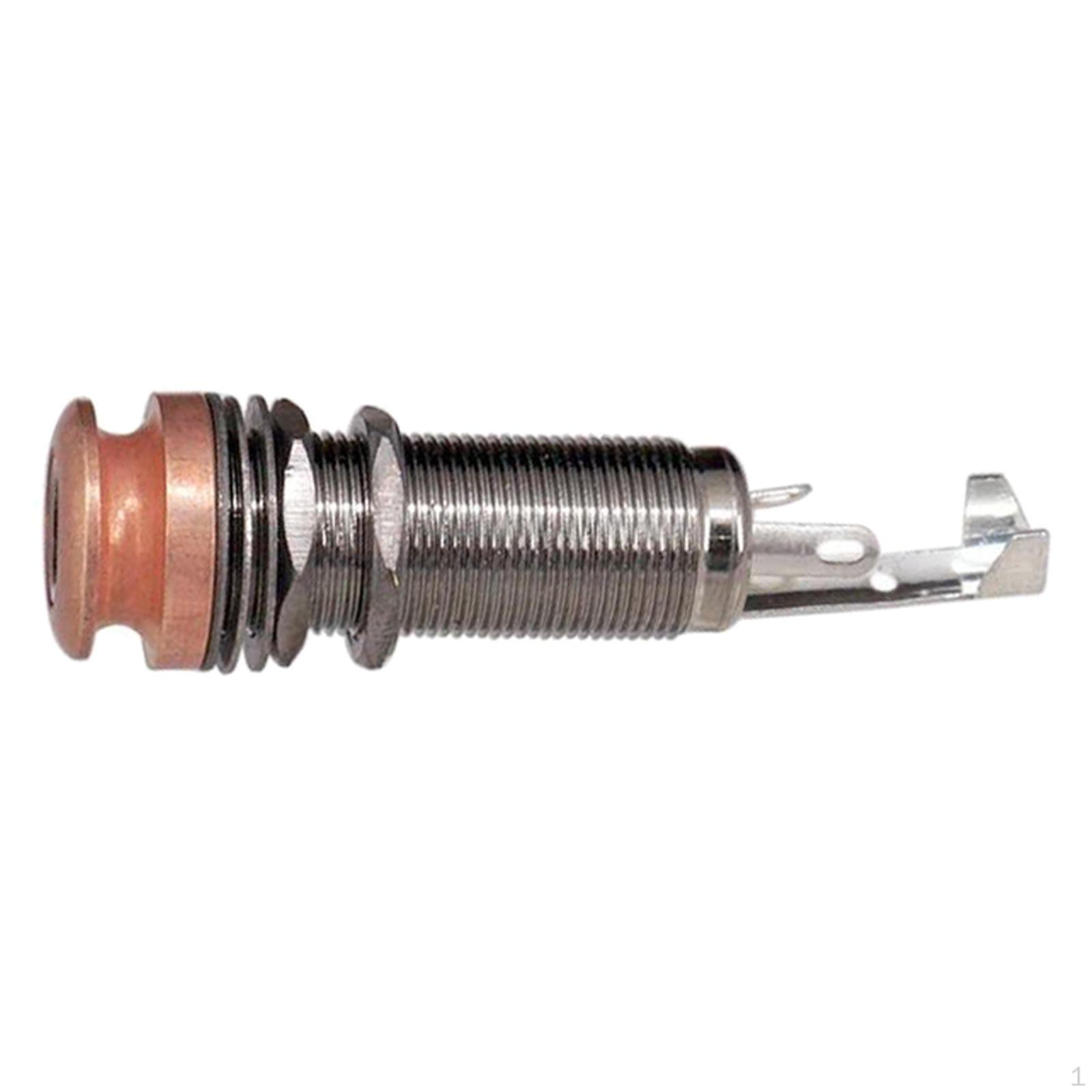 

Цельная розетка с резьбой, разъем, ремешок, аксессуары для электрогитары светло-коричневого