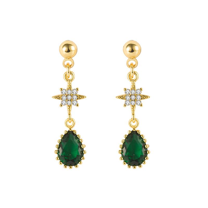 New 925 Sterling Silver Earrings Fashion AAA Zircon For Women Exquisite Student Girlfriend Jewelry Accessories Wedding PartyGood Product