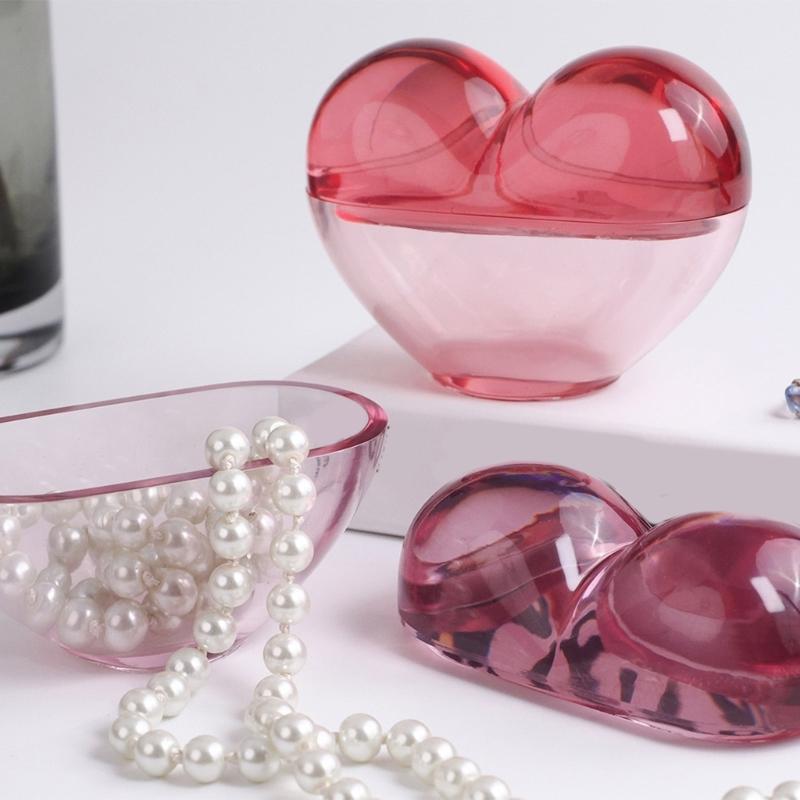 Practical Silicone Mould Home Decoration for Heart Shaped Keepsakes Box and Candle Holders Special for Gifts Making