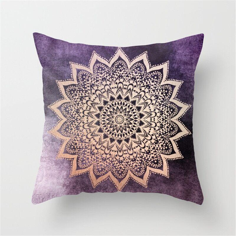 New Mandala Series Ethnic Theme Polyester Pillow Case Cushion Exotic