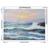 Diamond Painting Needlework Full Drill  Diamond Embroidery Sea Scenery Cross Stitch Sewing Needles
