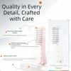 Rolling Metal Teeth Scalp Liquid Guide Comb Anti-Static Essential Oil Applicator  Scalp Beard